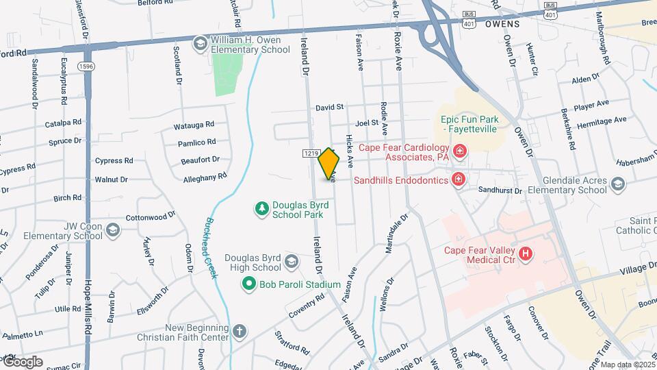 808 Miller Ave Map and Location Details