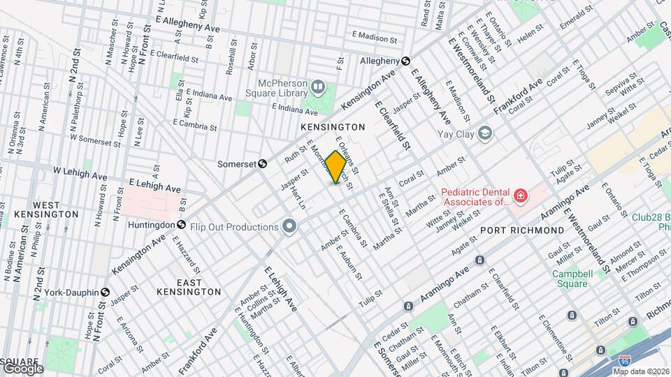 2010 E Monmouth St Map and Location Details