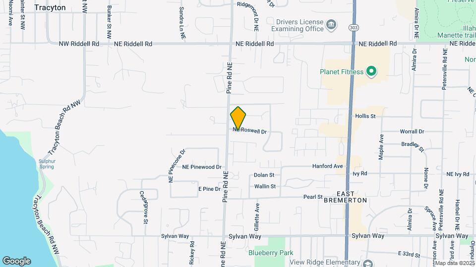 609 NE Roswell Dr Map and Location Details
