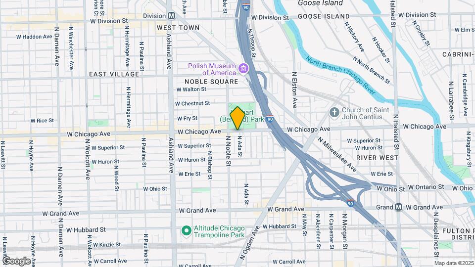 1355-1359 W Chicago Ave Mapa y Detalles de la Ubicación