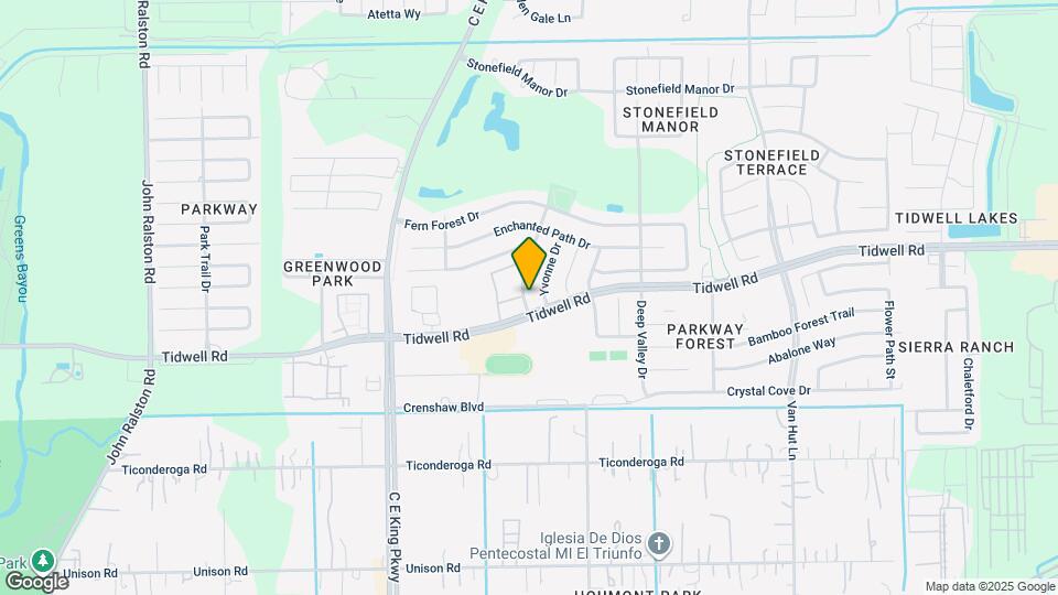 8710 Parkway Forest Dr Map and Location Details