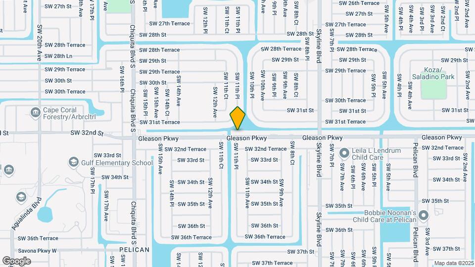 1115 Gleason Pkwy Map and Location Details