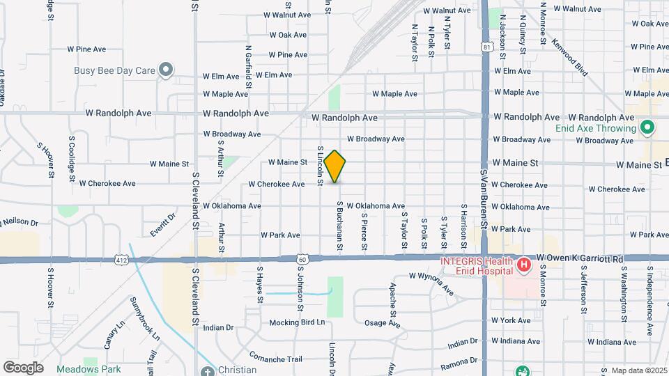 1705 W Cherokee Ave Mapa y Detalles de la Ubicación