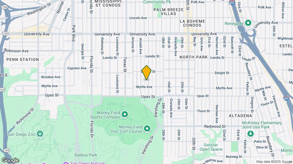 3528 Villa Terrace Map and Location Details