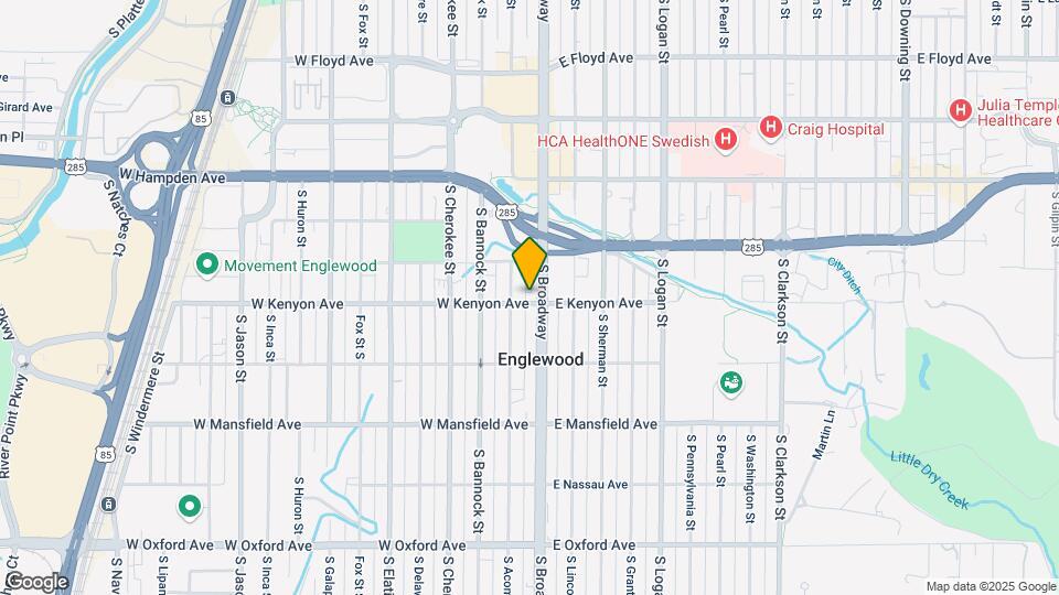 3689 S Broadway Map and Location Details