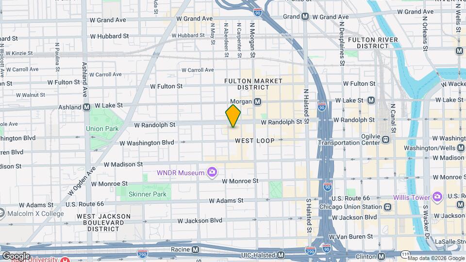 139 N Aberdeen St Map and Location Details