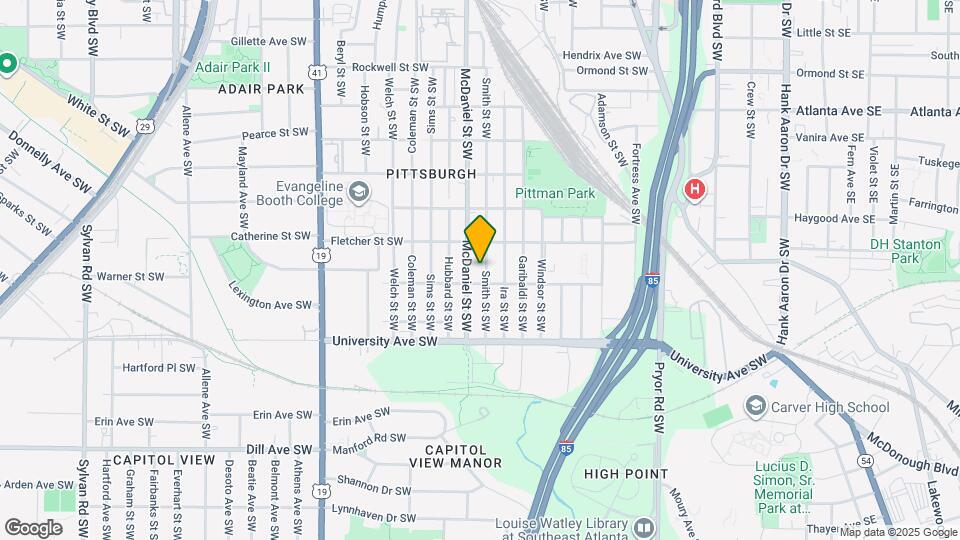 1107 Smith St SW Map and Location Details