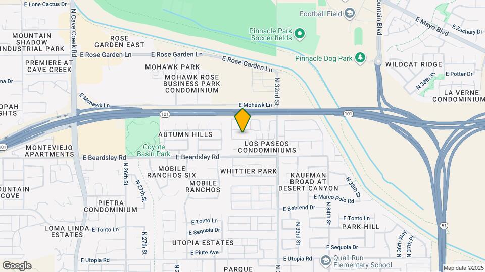 3038 E Blackhawk Dr Map and Location Details