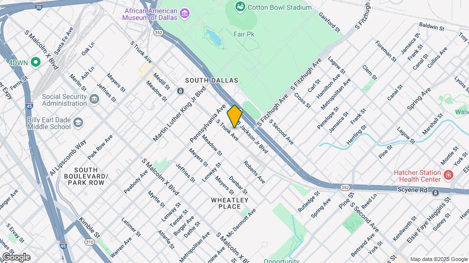 3235 Dallas St Map and Location Details