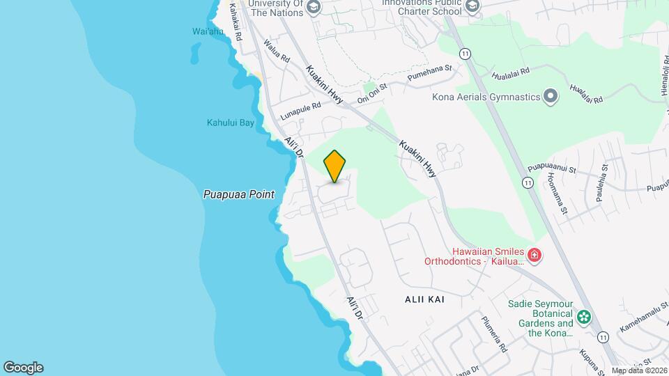 75-6009-6009 Ali‘i Dr Map and Location Details