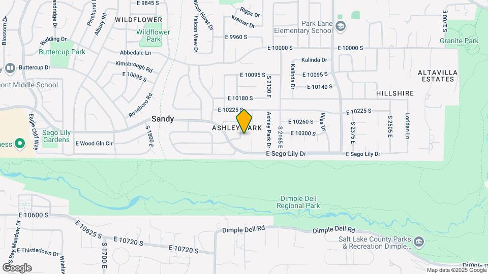 10329 Ashley Mesa Ln Map and Location Details