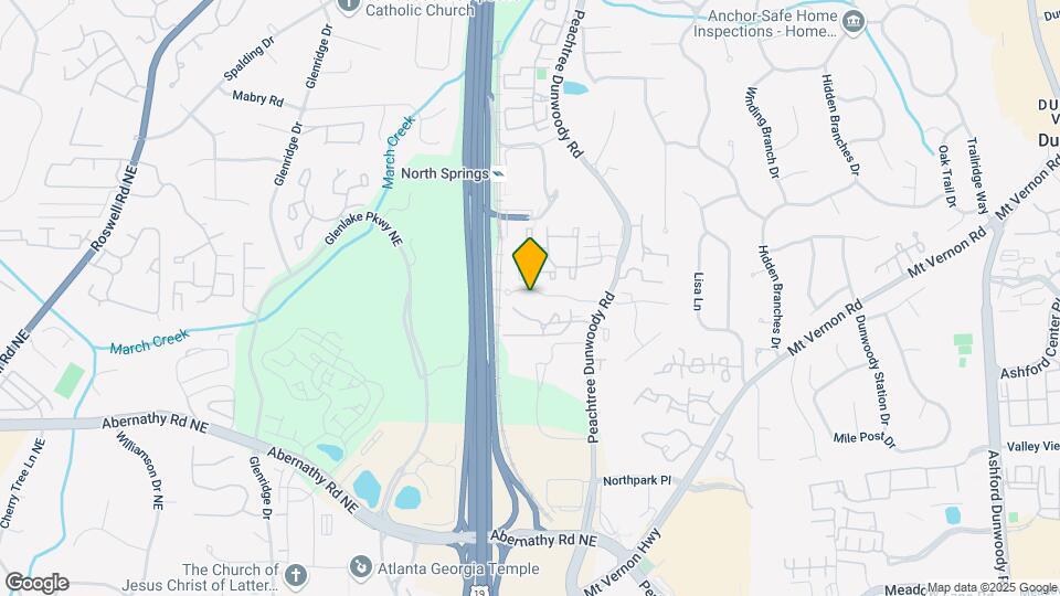 198 Peachtree Hollow Ct NE Map and Location Details