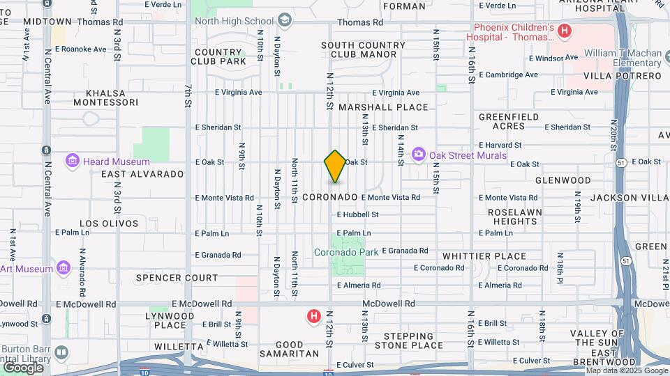 2211 N 12th St Mapa y Detalles de la Ubicación