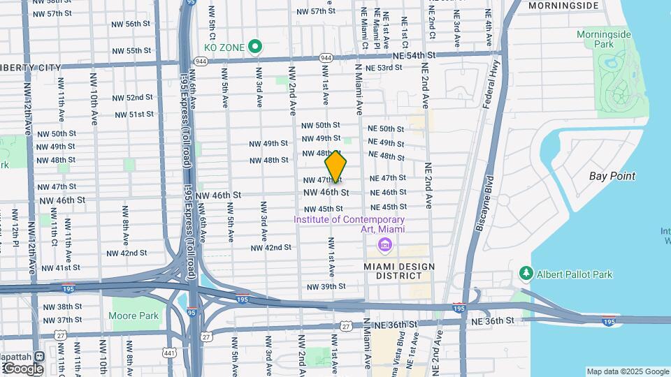 85 NW 46th St Map and Location Details