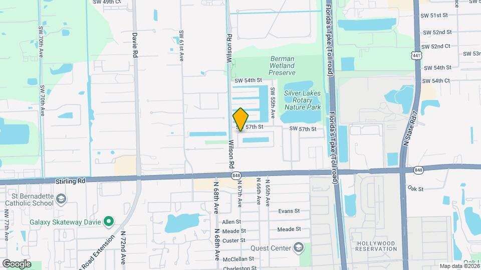 5740 SW 57th Way Map and Location Details
