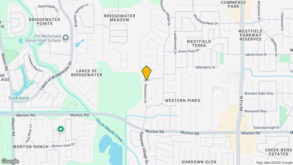 20750 Pine Rain Ct Map and Location Details