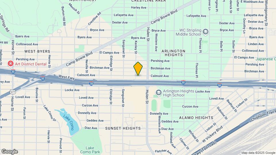 4633 Calmont Ave Map and Location Details