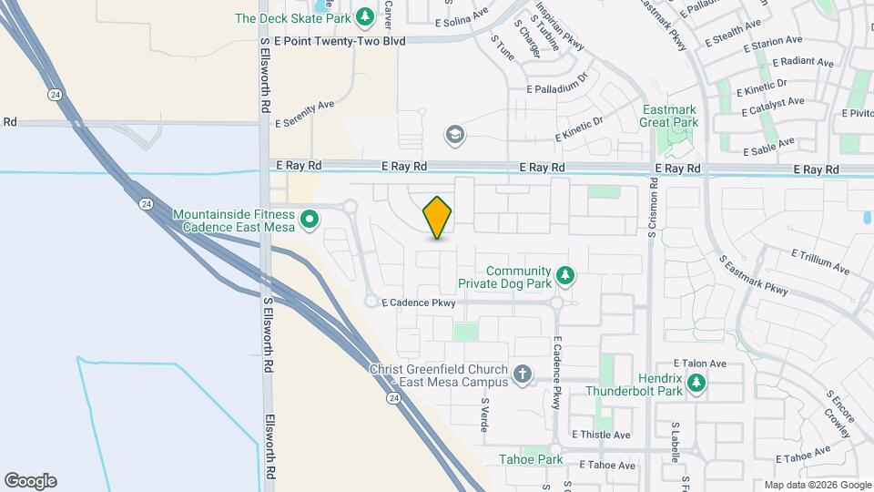 9546 E Thornbush Ave Mapa y Detalles de la Ubicación