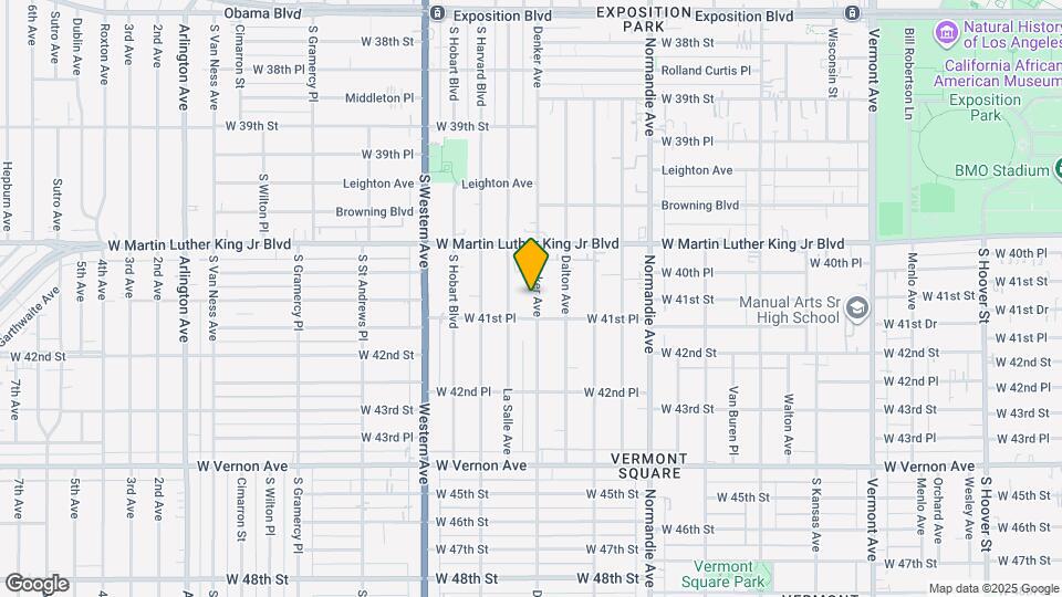 4059 Denker Ave Map and Location Details