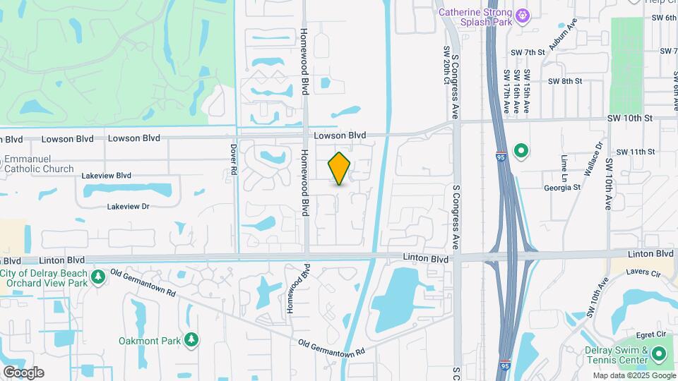 1100 Boxwood Dr, Unit Pine of Delray Map and Location Details