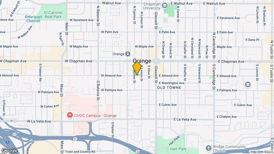 209 S Cypress St Map and Location Details