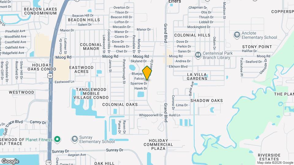 5321 Sparrow Dr Mapa y Detalles de la Ubicación