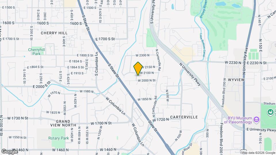 2054 N 940 W, Unit 2054 Map and Location Details
