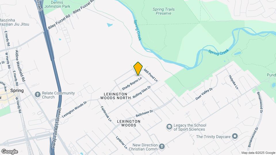 2703 Shady Bayou Ln Map and Location Details