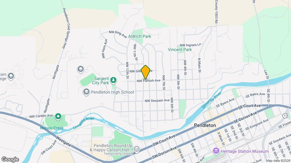 900 NW Furnish Ave Map and Location Details