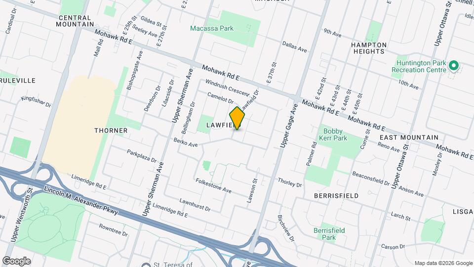 77 Lawfield Dr Map and Location Details
