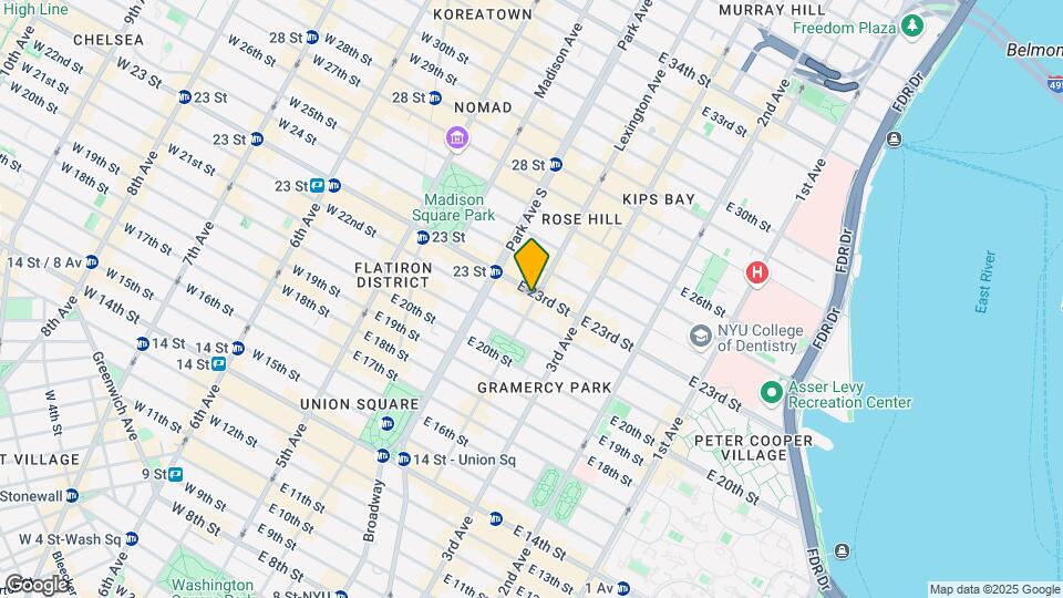 18 Lexington Ave Mapa y Detalles de la Ubicación