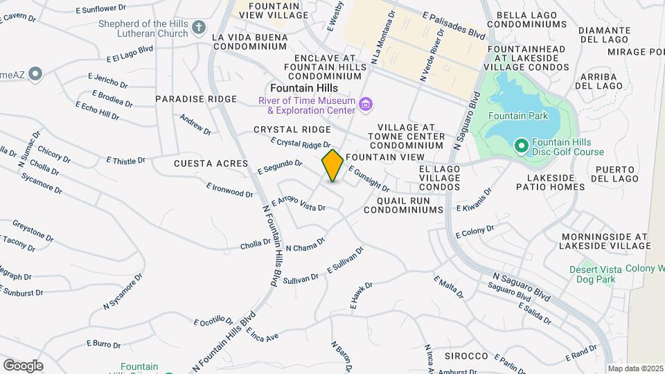 16518 N Lost Arrow Dr Mapa y Detalles de la Ubicación