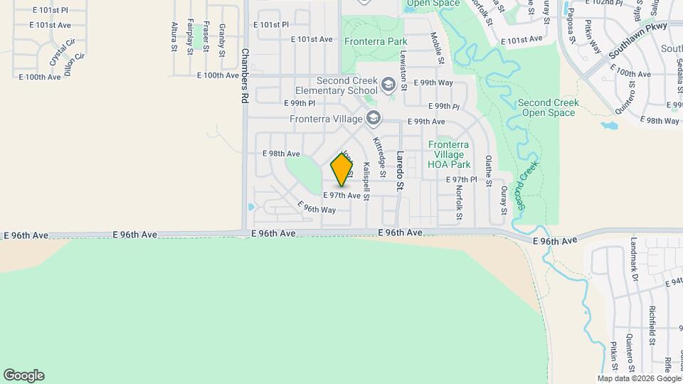 15765 E 97th Ave Map and Location Details