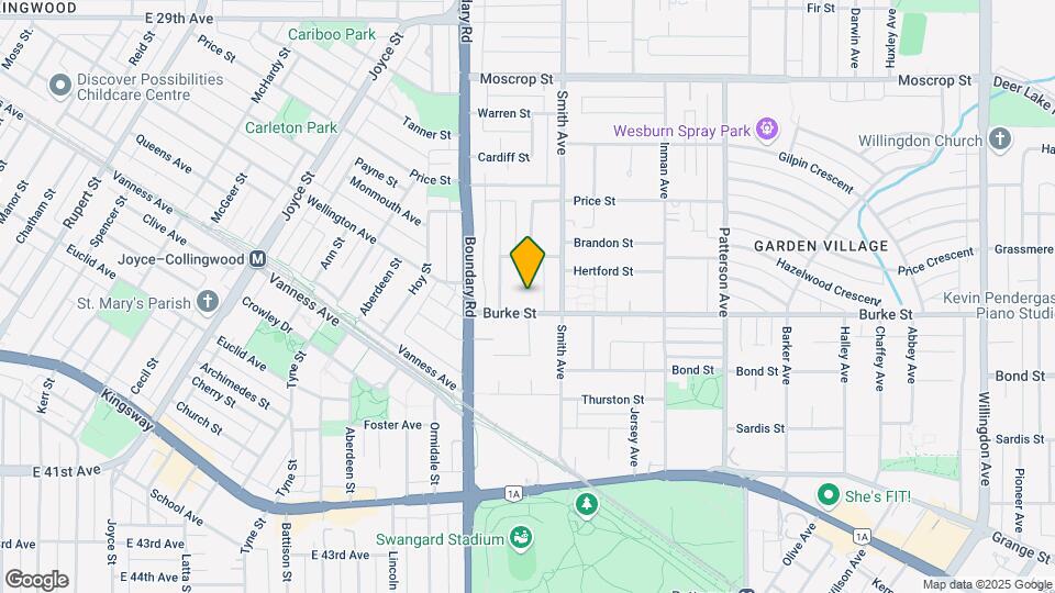3773 Burke St Map and Location Details