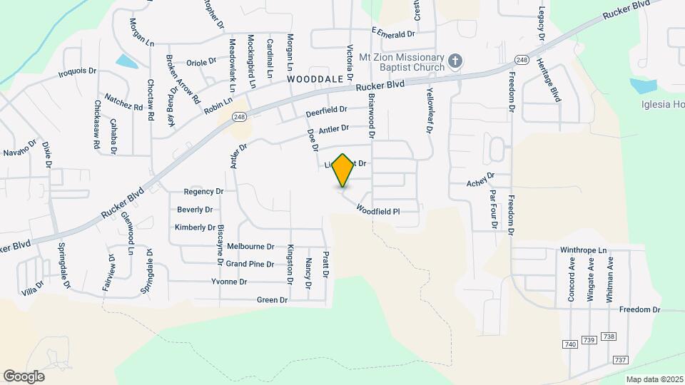111 Woodrun Dr Map and Location Details