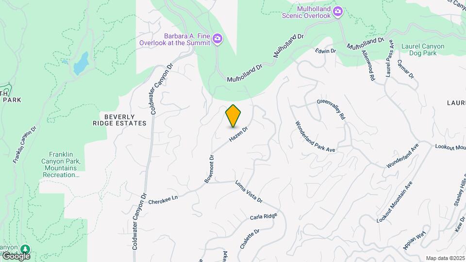 9305 Hazen Dr Map and Location Details