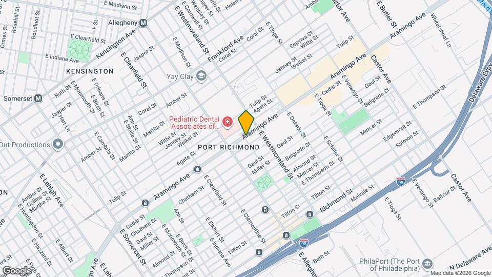 3245 Aramingo Ave Map and Location Details