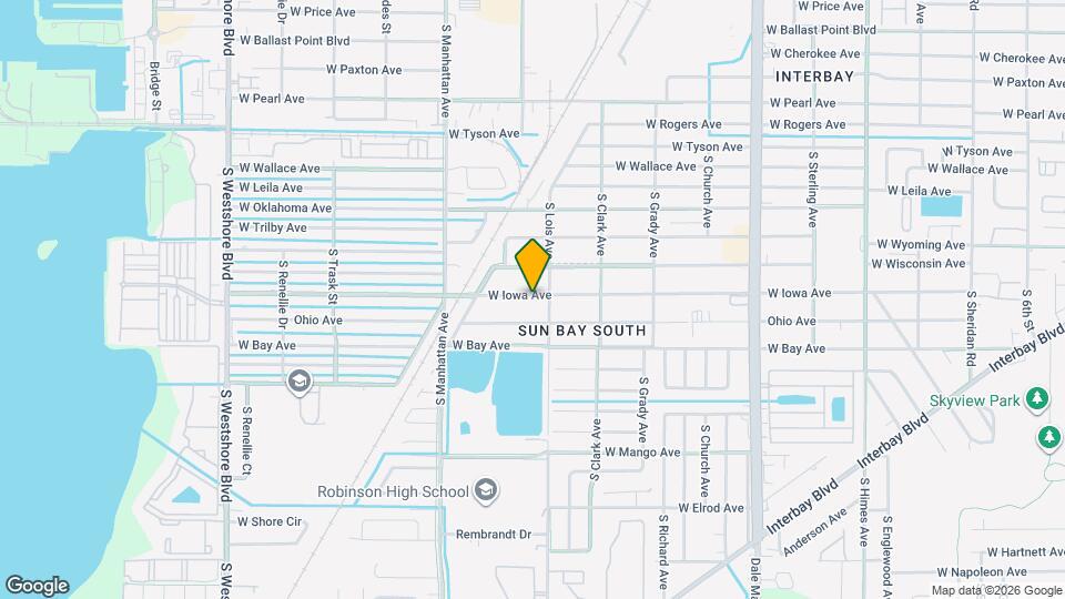 4206 W Iowa Ave Mapa y Detalles de la Ubicación