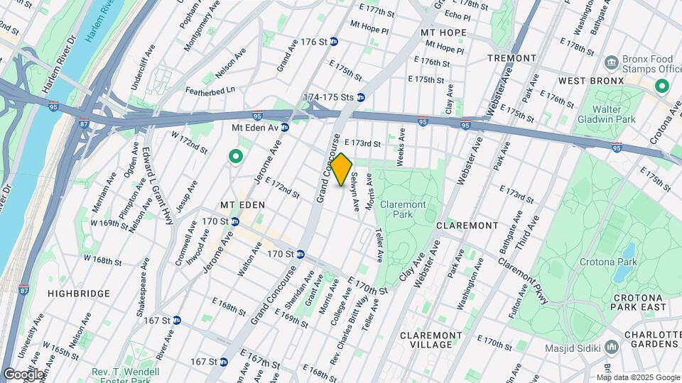 1521 Sheridan Ave Mapa y Detalles de la Ubicación