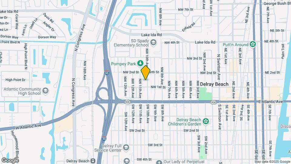 114 NW 10th Ave Map and Location Details