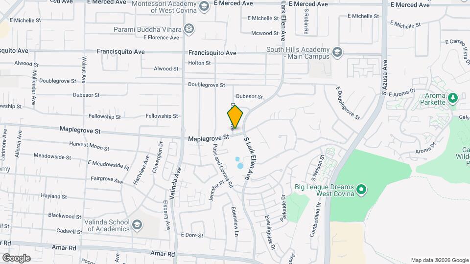 1404 Dawley Ave, Unit Remodeled ADU Map and Location Details