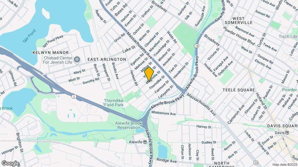 44A Magnolia St, Unit 44A Magnolia St Arlington Mapa y Detalles de la Ubicación