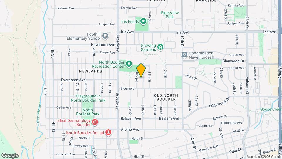 3019 Washington St Map and Location Details