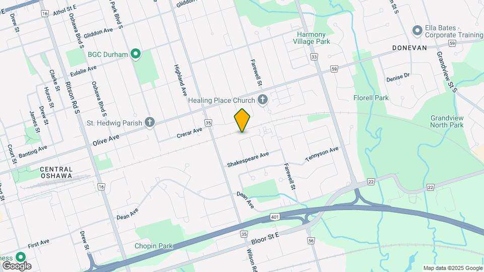 606 Chaucer Av Map and Location Details