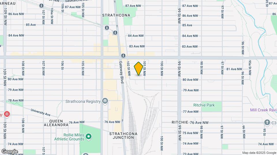 10104-10132 80 Ave NW Map and Location Details