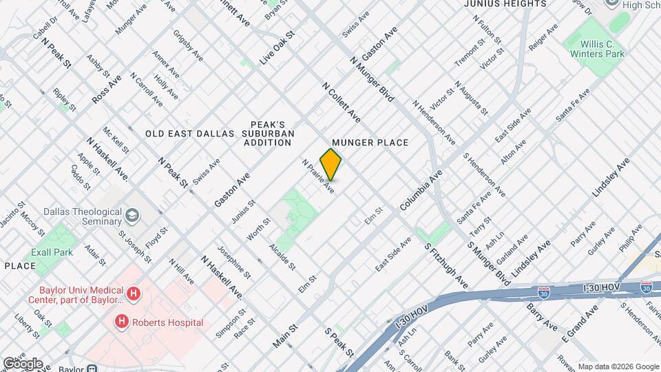 4800 Tremont St, Unit C Mapa y Detalles de la Ubicación