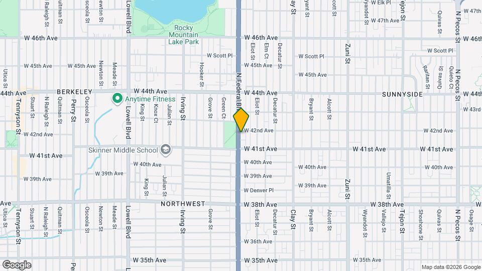 4146 Federal Blvd Map and Location Details