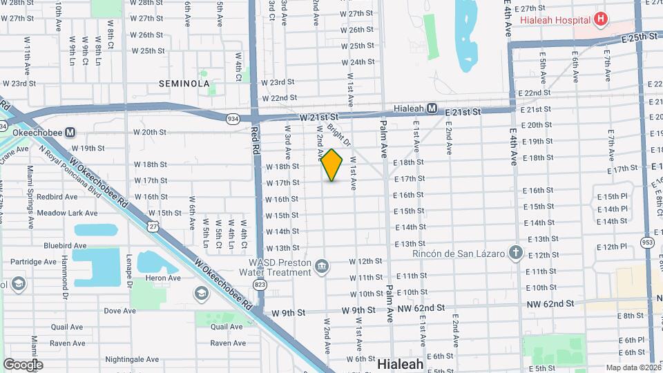 172 W 17th St Map and Location Details