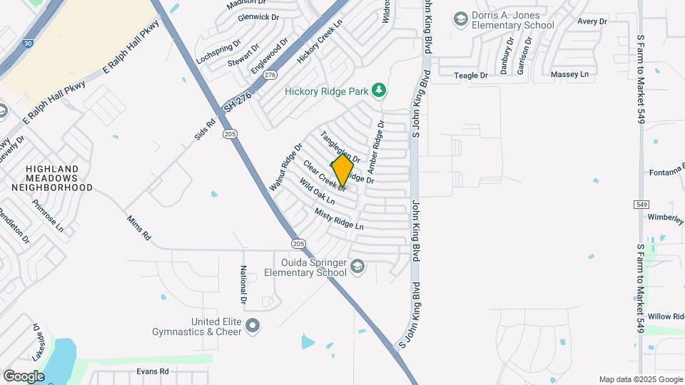 2931 Clear Creek Dr Map and Location Details