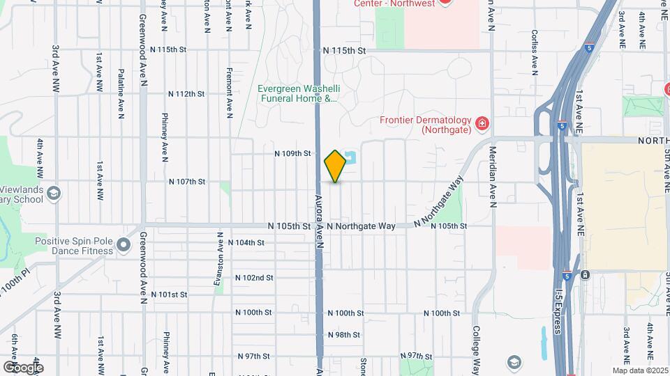 10555 Midvale Ave N Map and Location Details